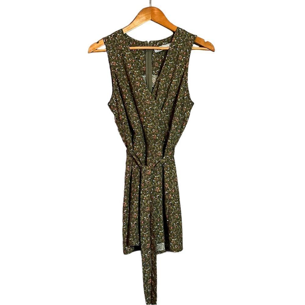 Abercrombie & Fitch floral strapless romper